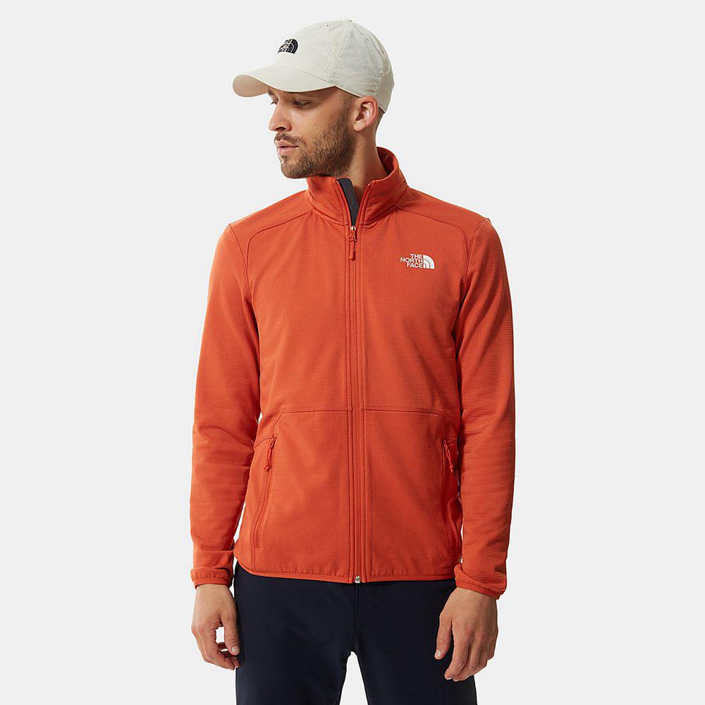 The North Face Quest Ανδρικα Μπουφάν Fleece - Πορτοκαλι (BTIG81729)